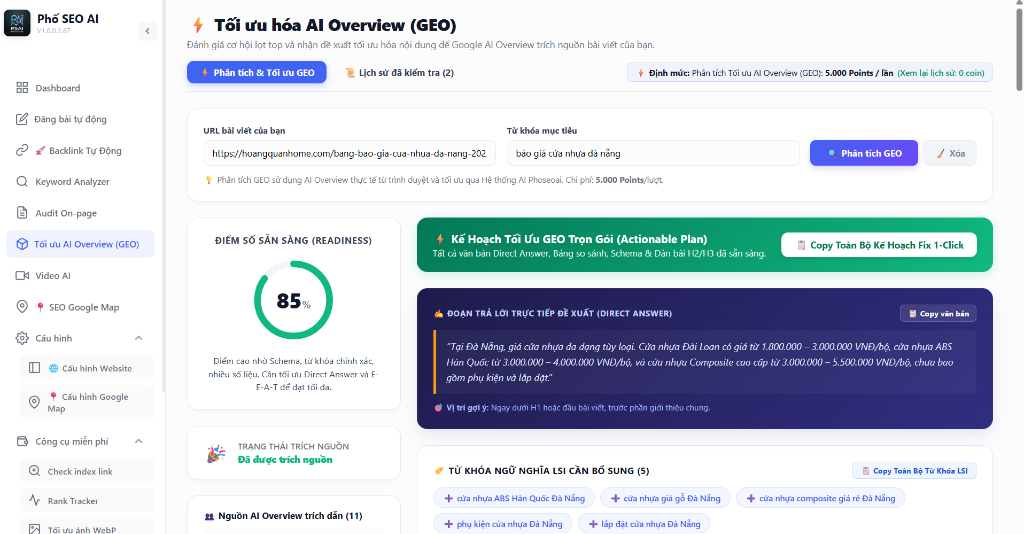 Google AI Overview (GEO) Là Gì? 5 Bước Tối Ưu Lọt Top 0 Gemini AI 2026